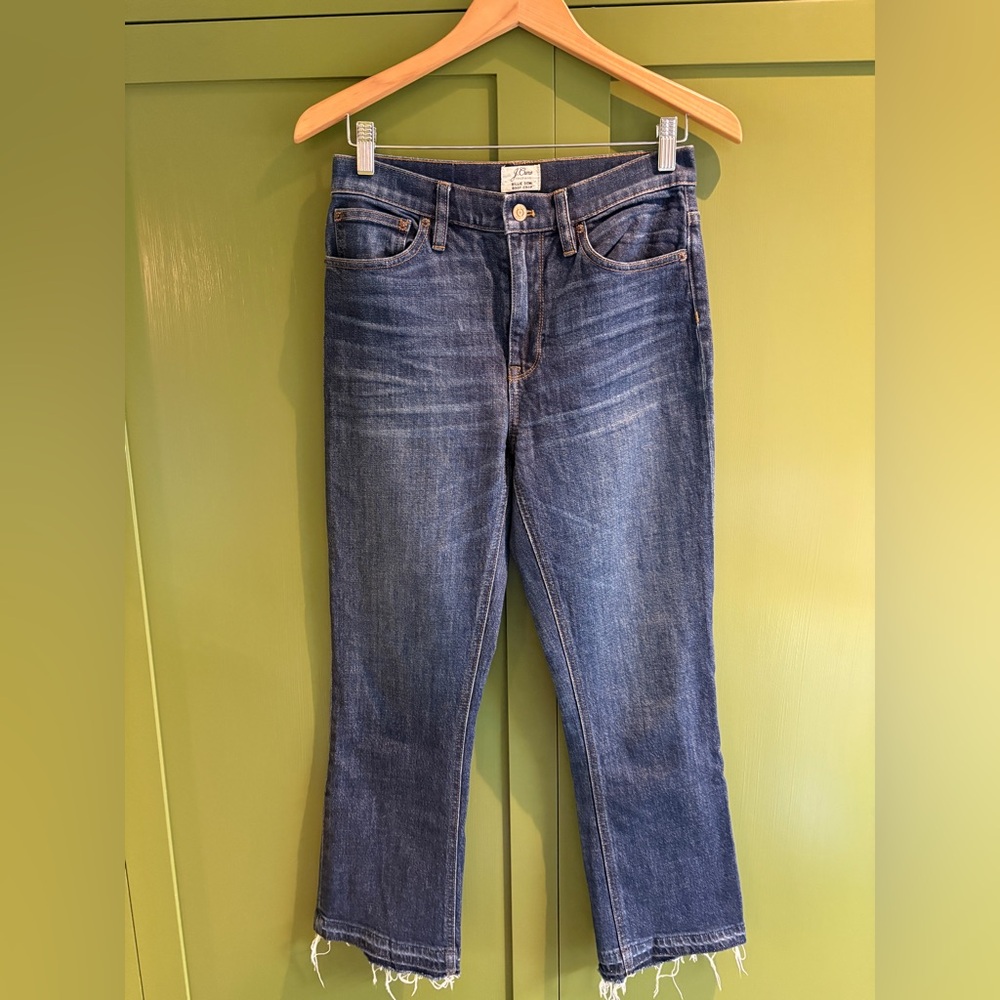 J Crew Billie Demi boot crop size 27